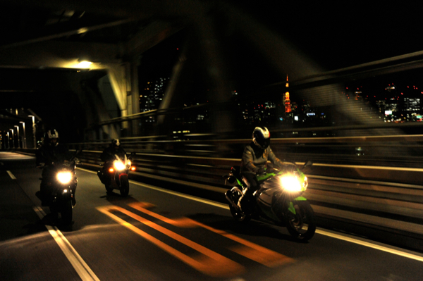 現行250夜走り！